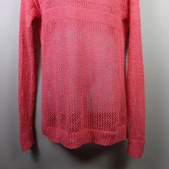 American Eagle Pink Knit Top Cover Up Size XL - Picture 5 of 8